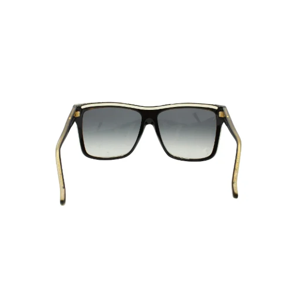 Gucci Vintage Pre-owned Acetate sunglasses Black Heren