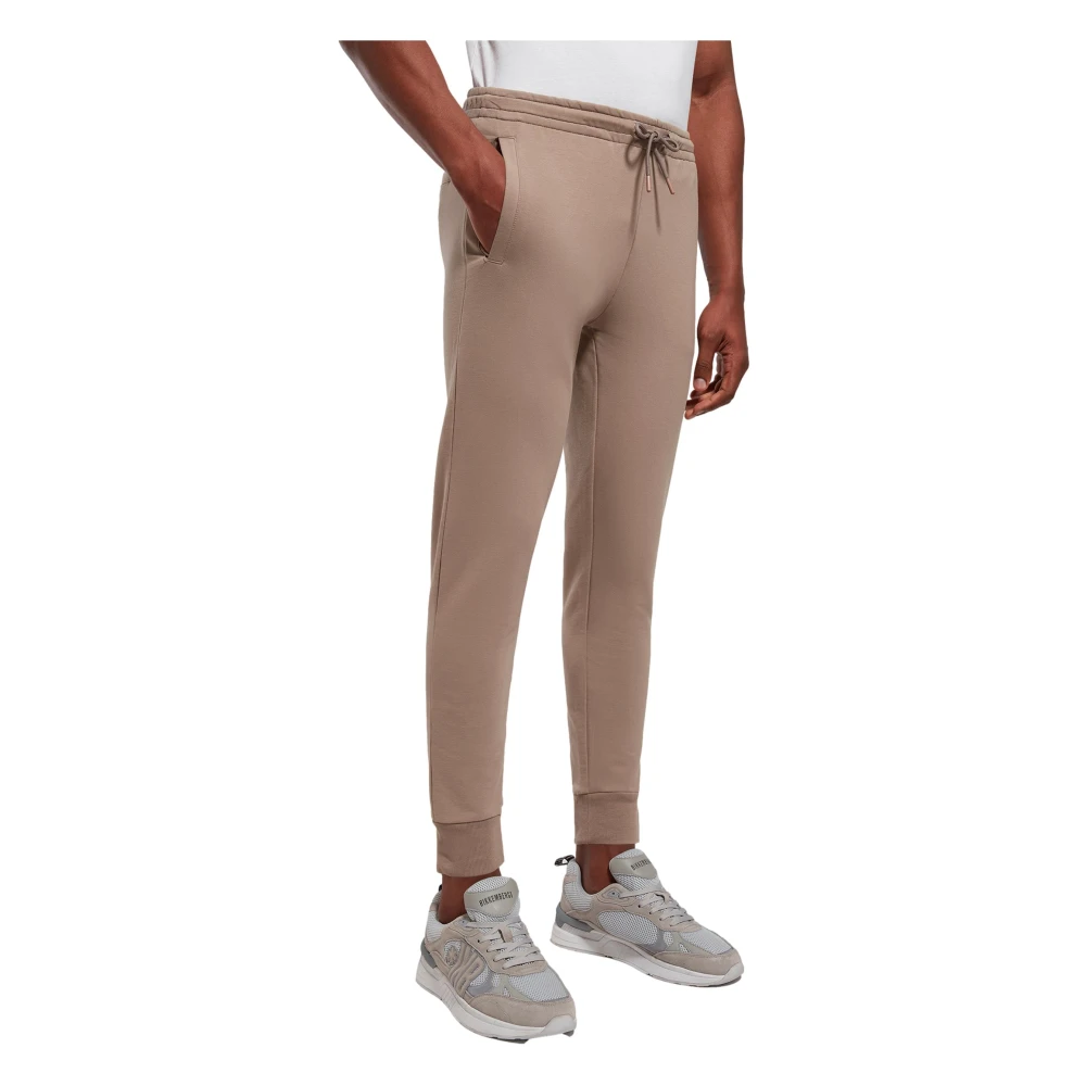 Bikkembergs Men's Beige Sweatpants, M, Pantalone