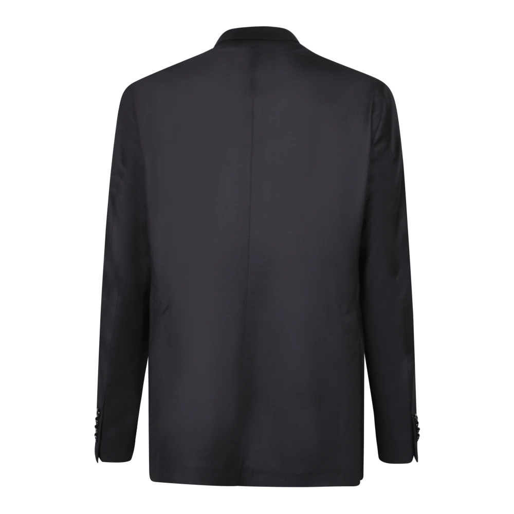 Tagliatore Zwarte Blazer Black Heren