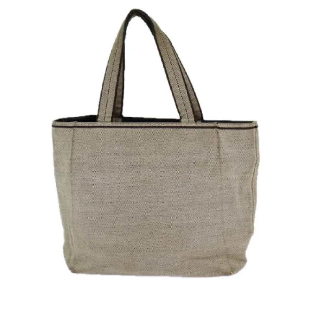 Prada Vintage Pre-owned Canvas totes Gray Dames