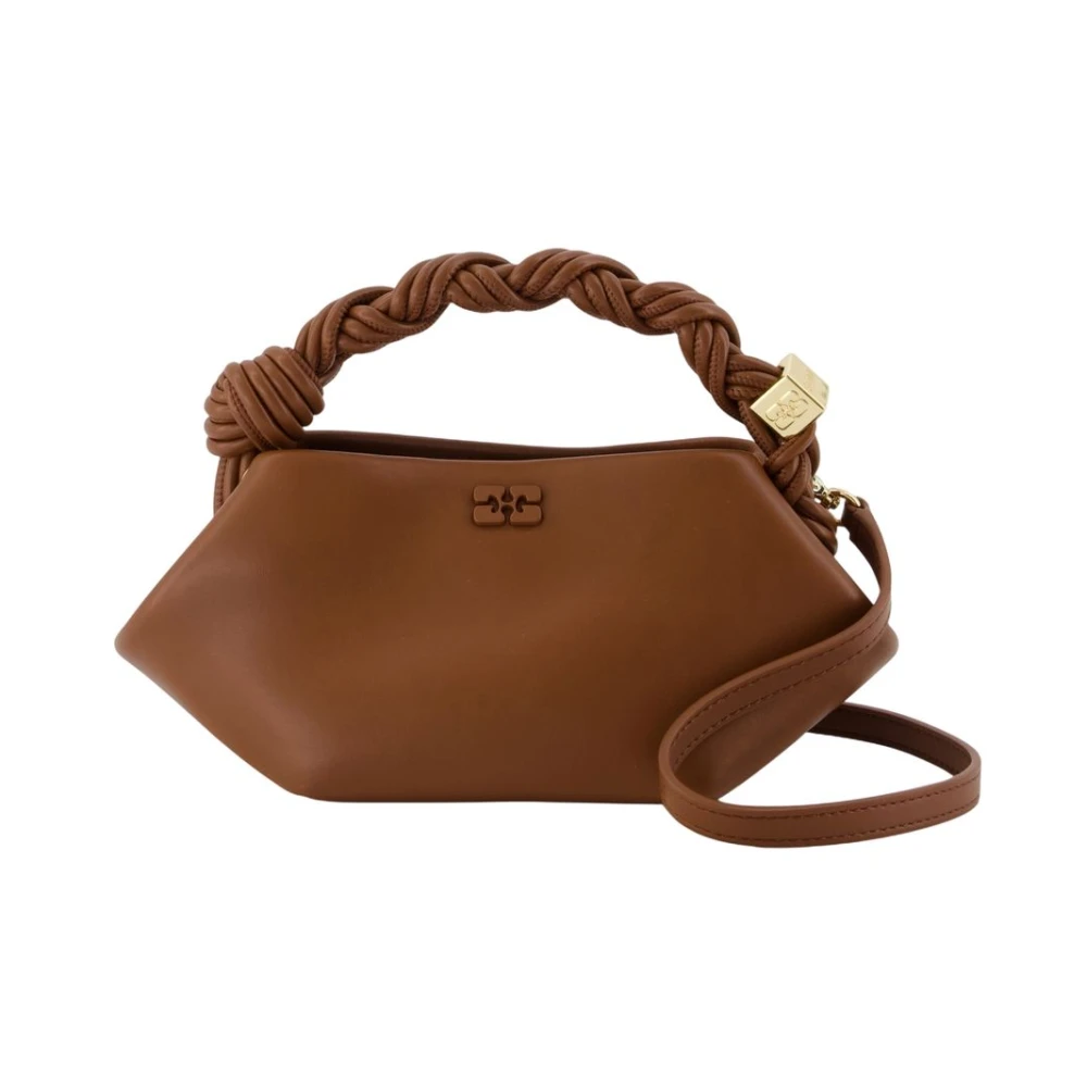 Ganni Mini Bou Bag - Female - Handbags - Brown - One Size - Bags