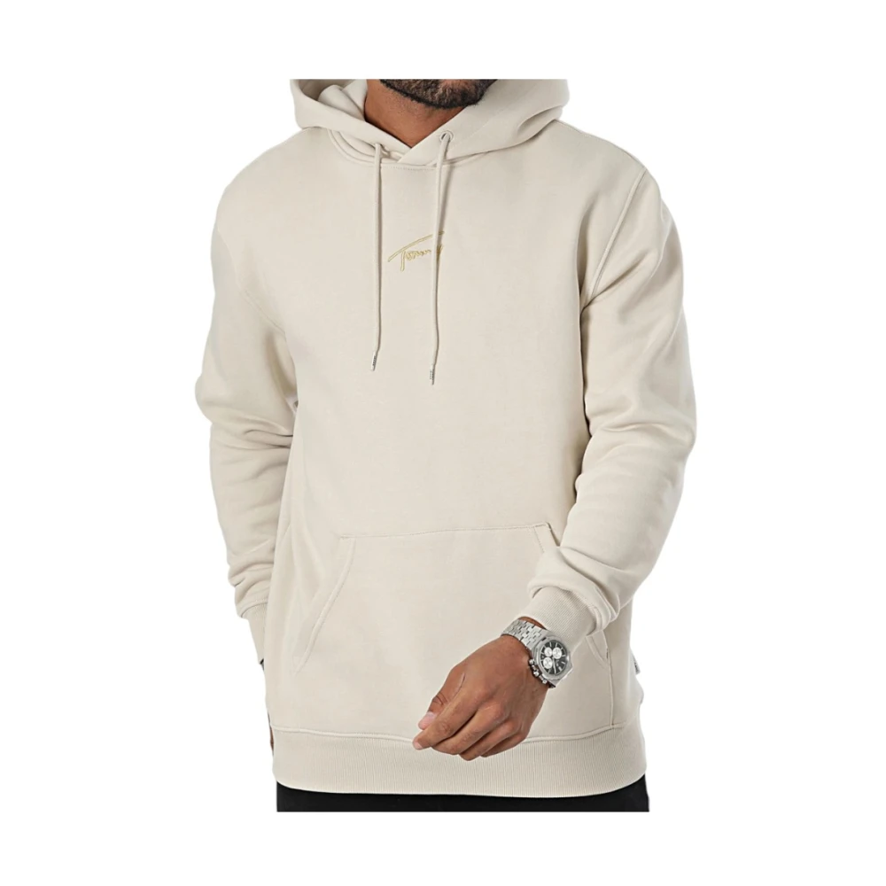 Tommy Jeans Hoodie Blue Heren