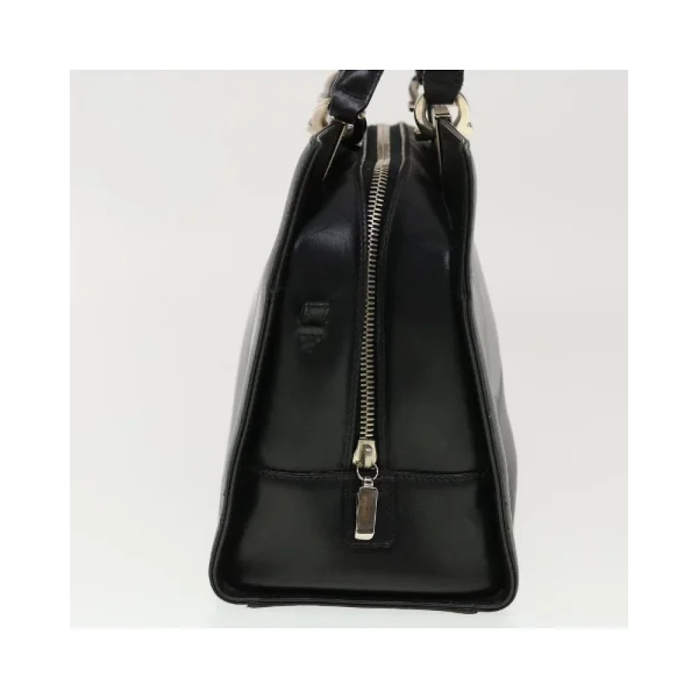Salvatore Ferragamo Pre-owned Leather handbags Black Dames