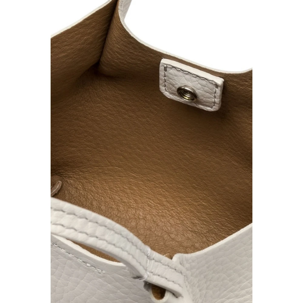 Gianni Chiarini Ivoren Leren Handtas Beige Dames