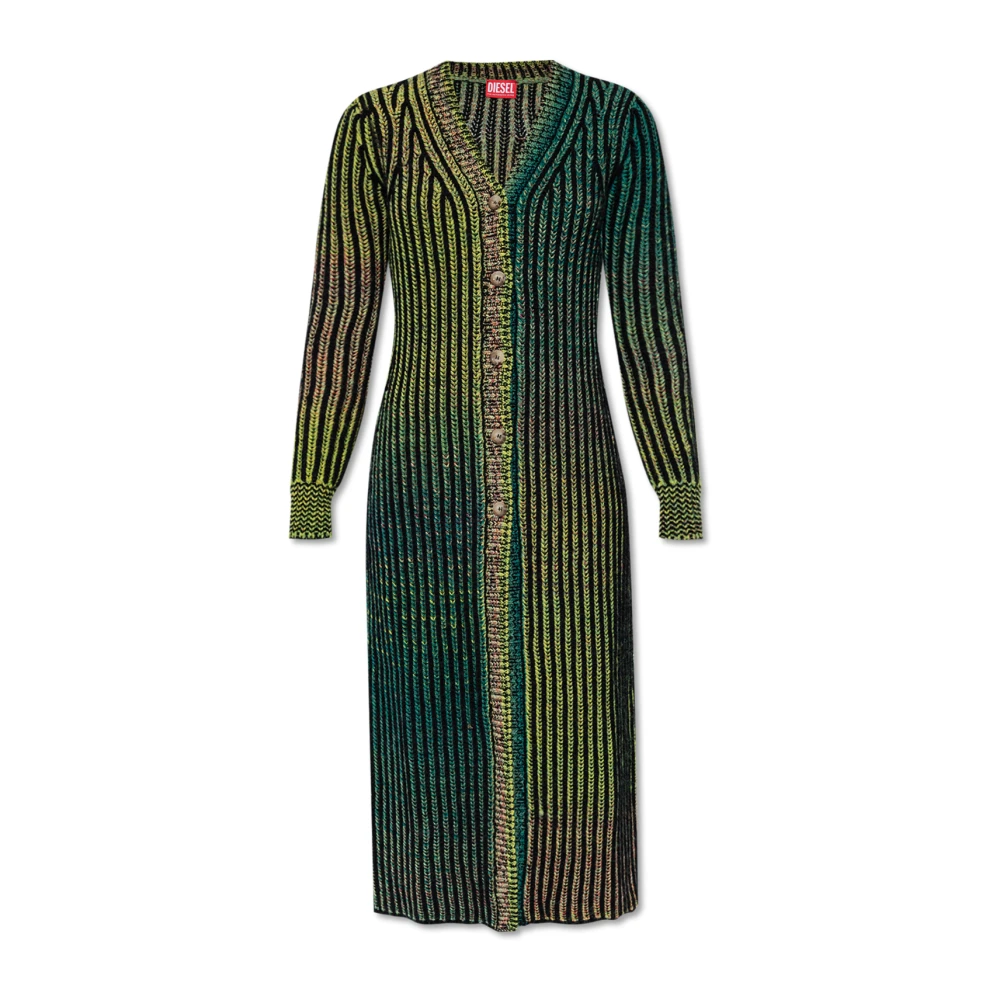 Diesel Lange Cardigan M-Oris Multicolor Dames