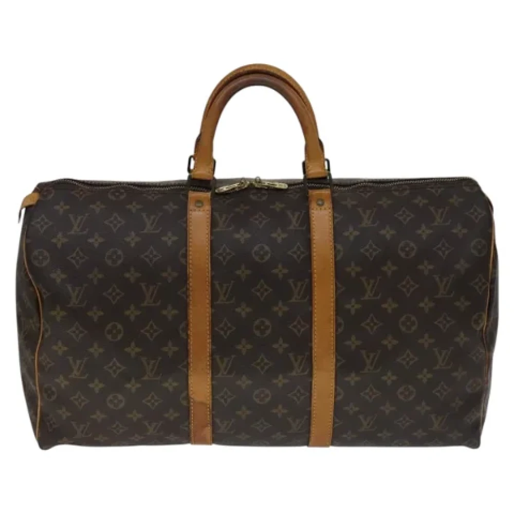 Louis Vuitton Vintage Pre-owned Canvas travel-bags Brown Dames