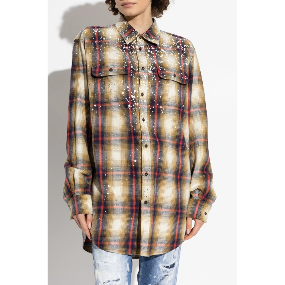 Dsquared2 Geruite overhemd Multicolor Dames