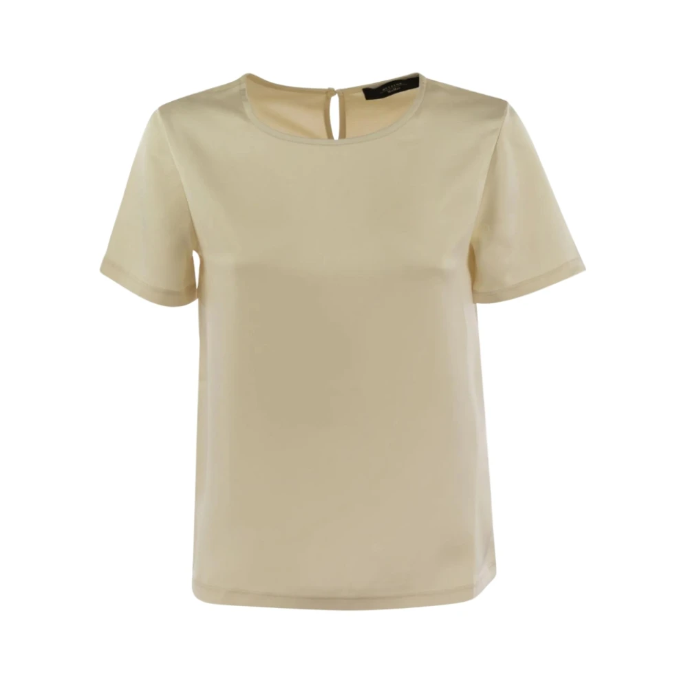 Max Mara Stijlvol T-shirt voor mannen Beige Dames