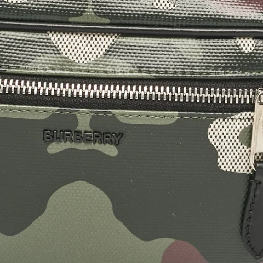Burberry Vintage Pre-owned Fabric crossbody-bags Green Heren