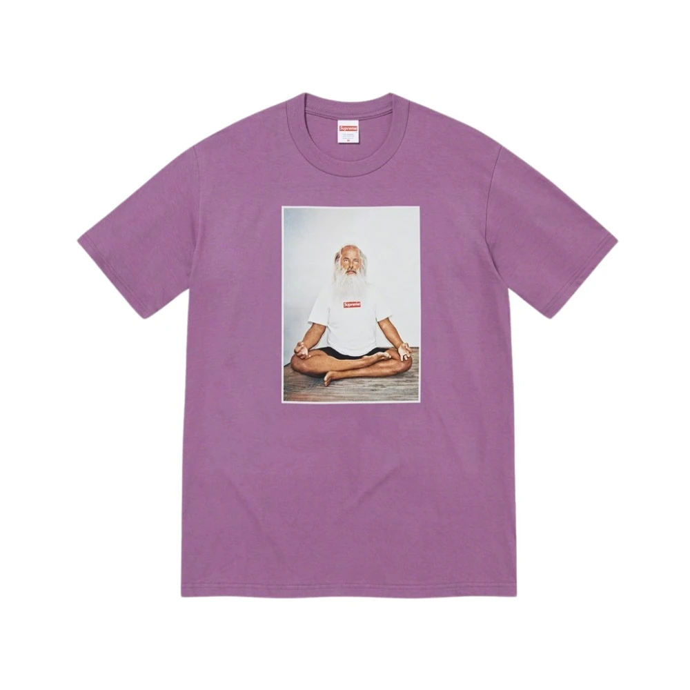 Supreme Beperkte oplage Rick Rubin Tee Plum Purple Heren