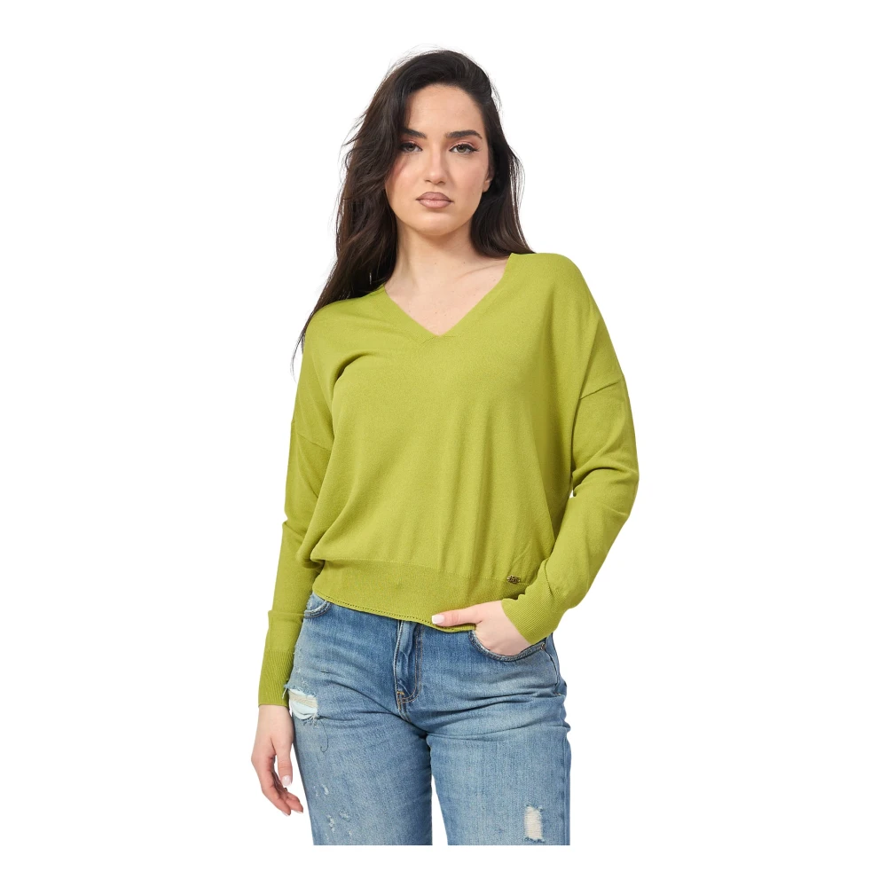Knitwear > V-neck Knitwear - - Gaudi - Modalova