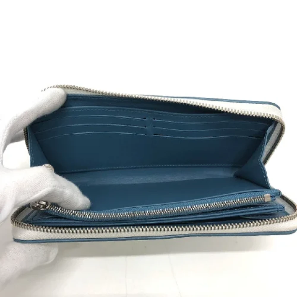 Louis Vuitton Vintage Pre-owned Fabric wallets White Dames