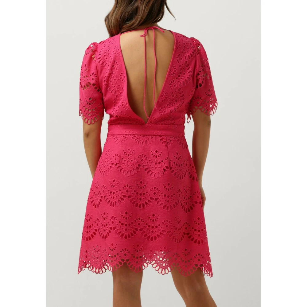 Suncoo Roze Jurk Chirel Eye-Catcher Pink Dames