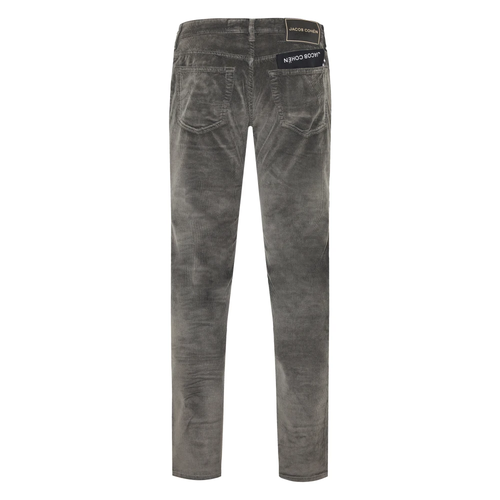 Jacob Cohën Ribfluwelen broek met binnendetails Gray Heren