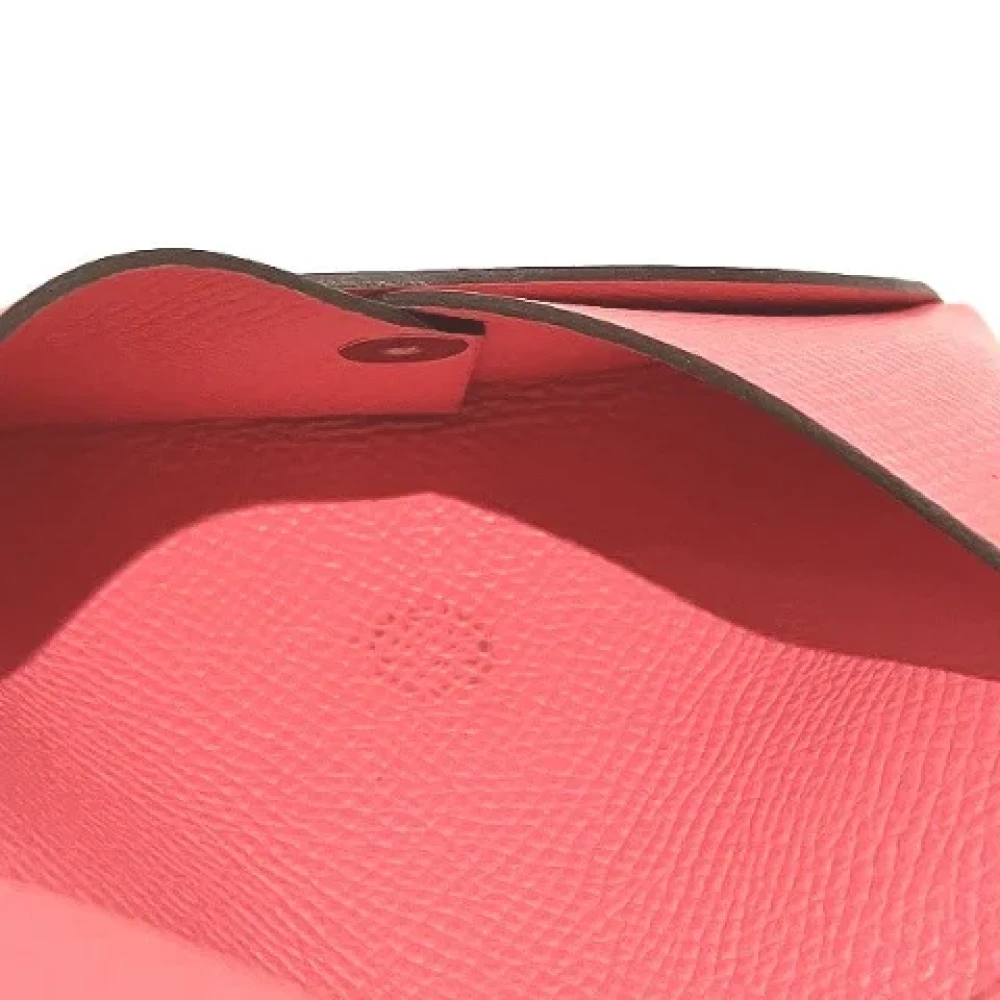 Hermès Vintage Pre-owned Leather wallets Pink Dames