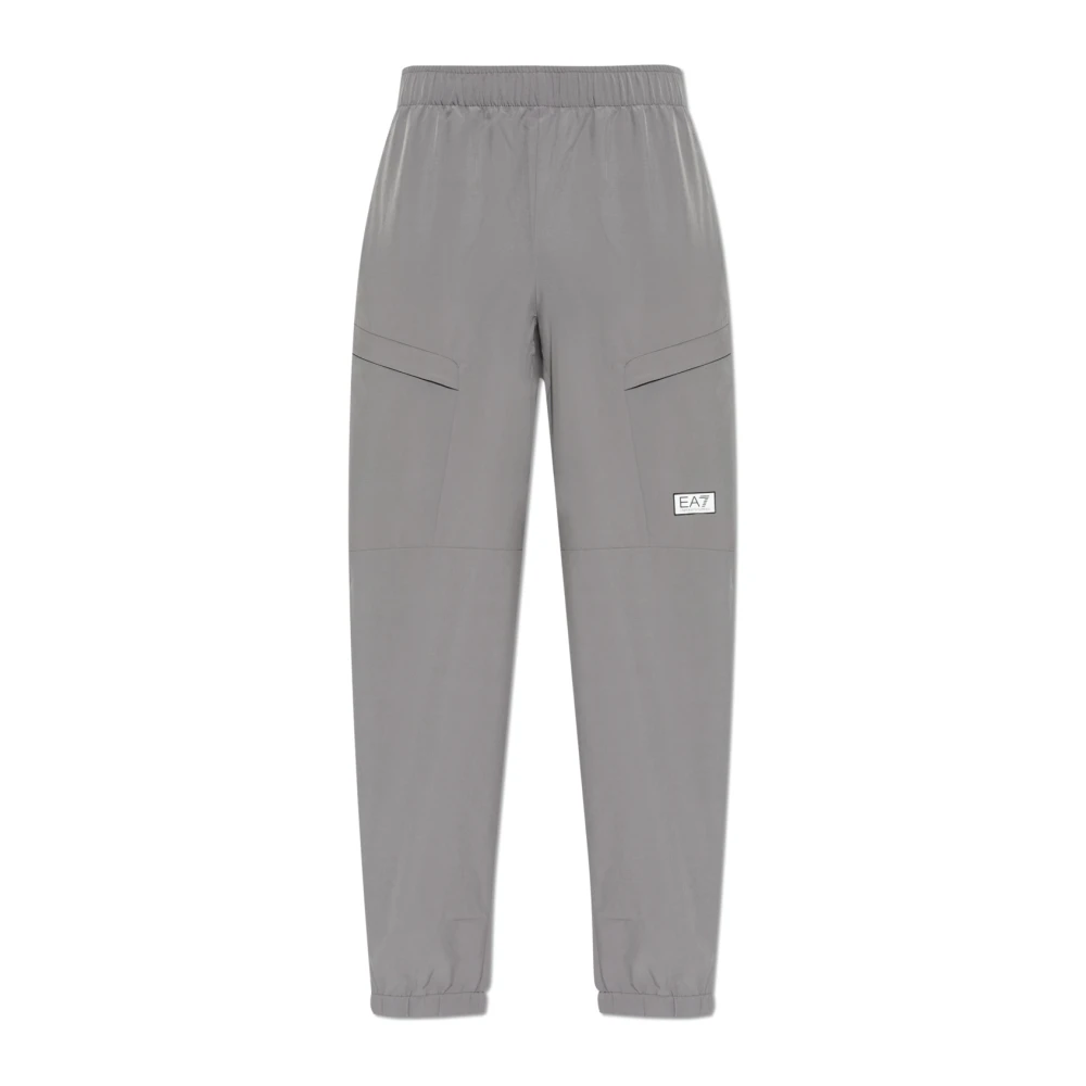 Emporio Armani Ea7 Uomo Grigio Pantaloni, L, New,
