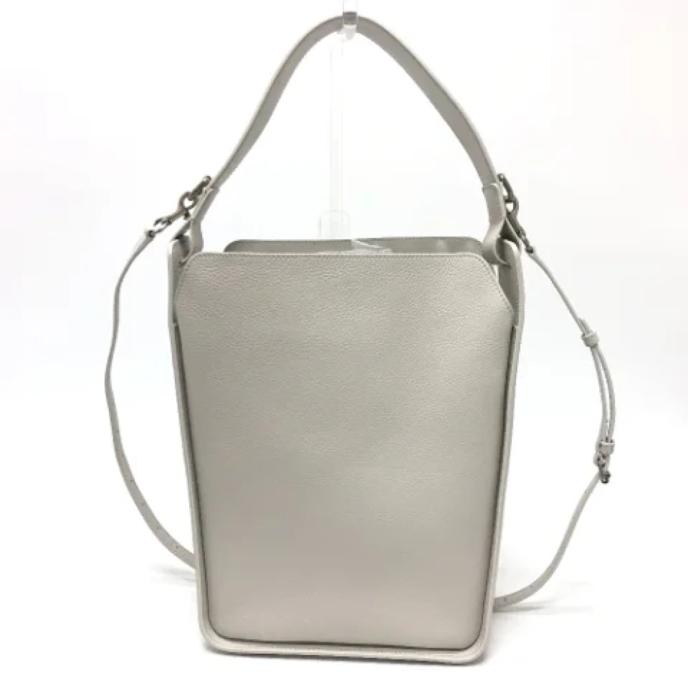 Balenciaga Vintage Pre-owned Leather shoulder-bags White Dames