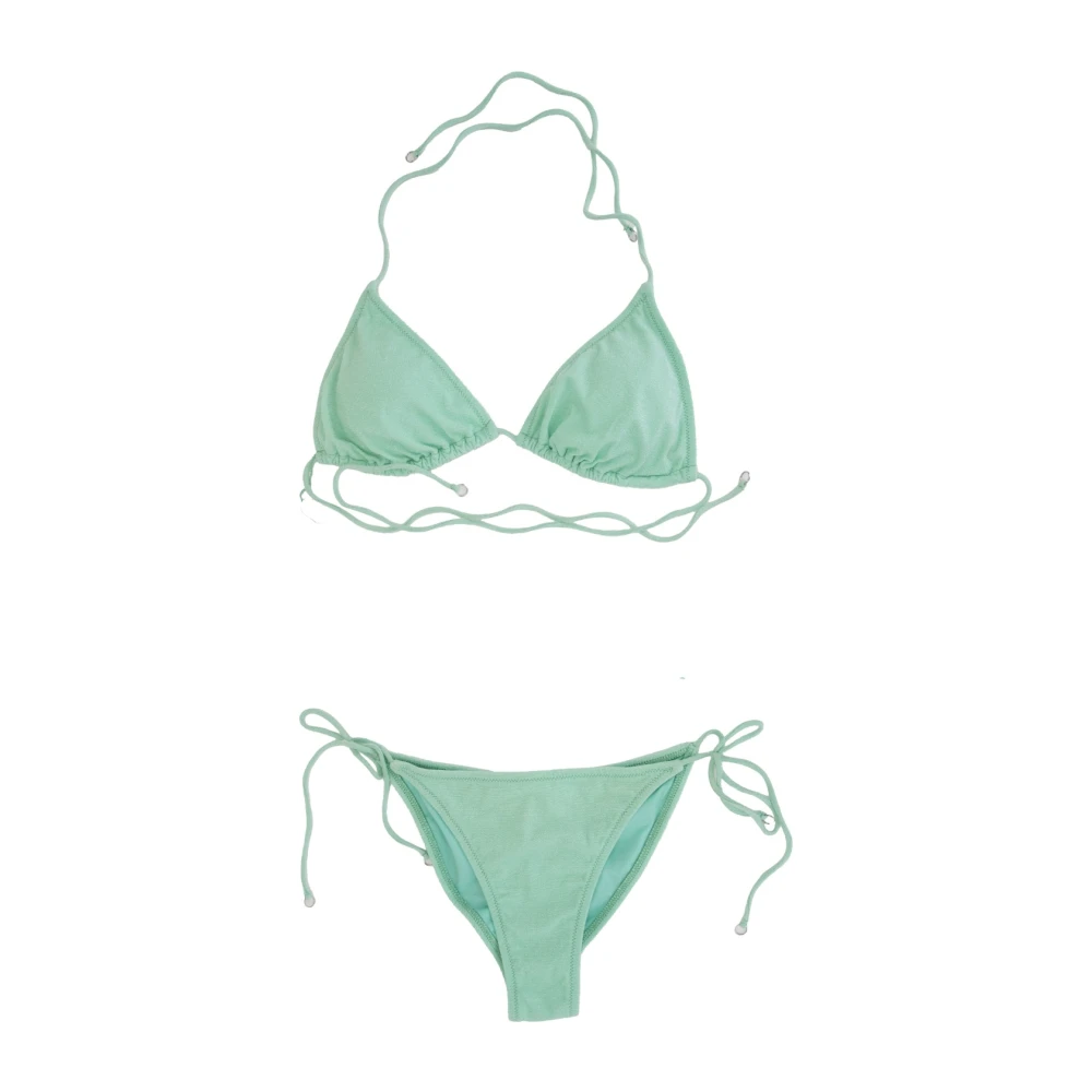 F**k Spets Dam Bikini Set Green, Dam