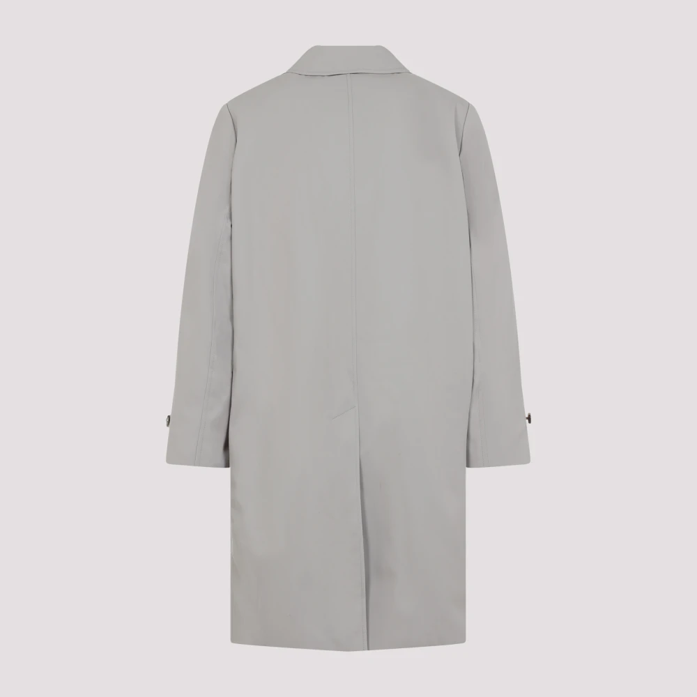 Burberry Heron Trench Coat Gray Heren