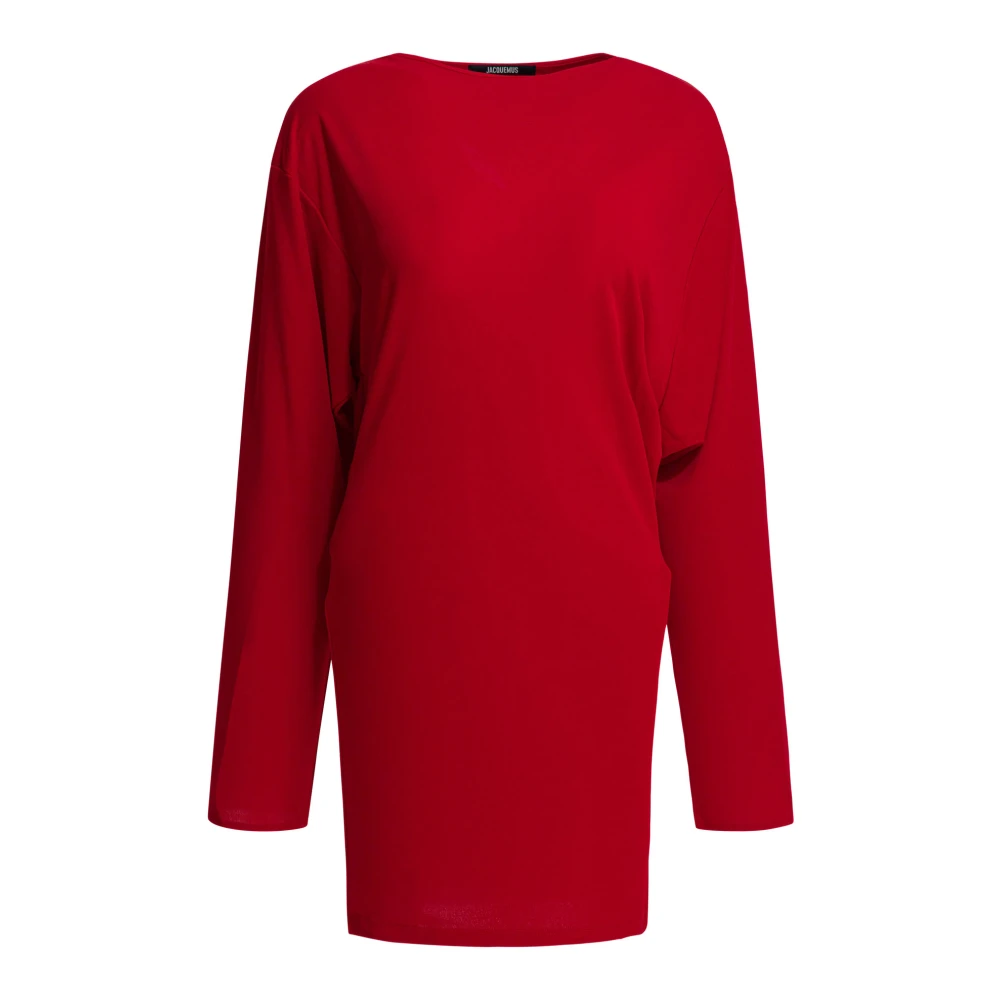 Jacquemus Red Mistral Dress - Female - Short Dresses - M - Dresses