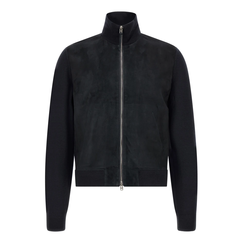 Tom Ford Blue Knitwear - Male - Zip-Throughs - 2XL - Sweatshirts & Hoodies