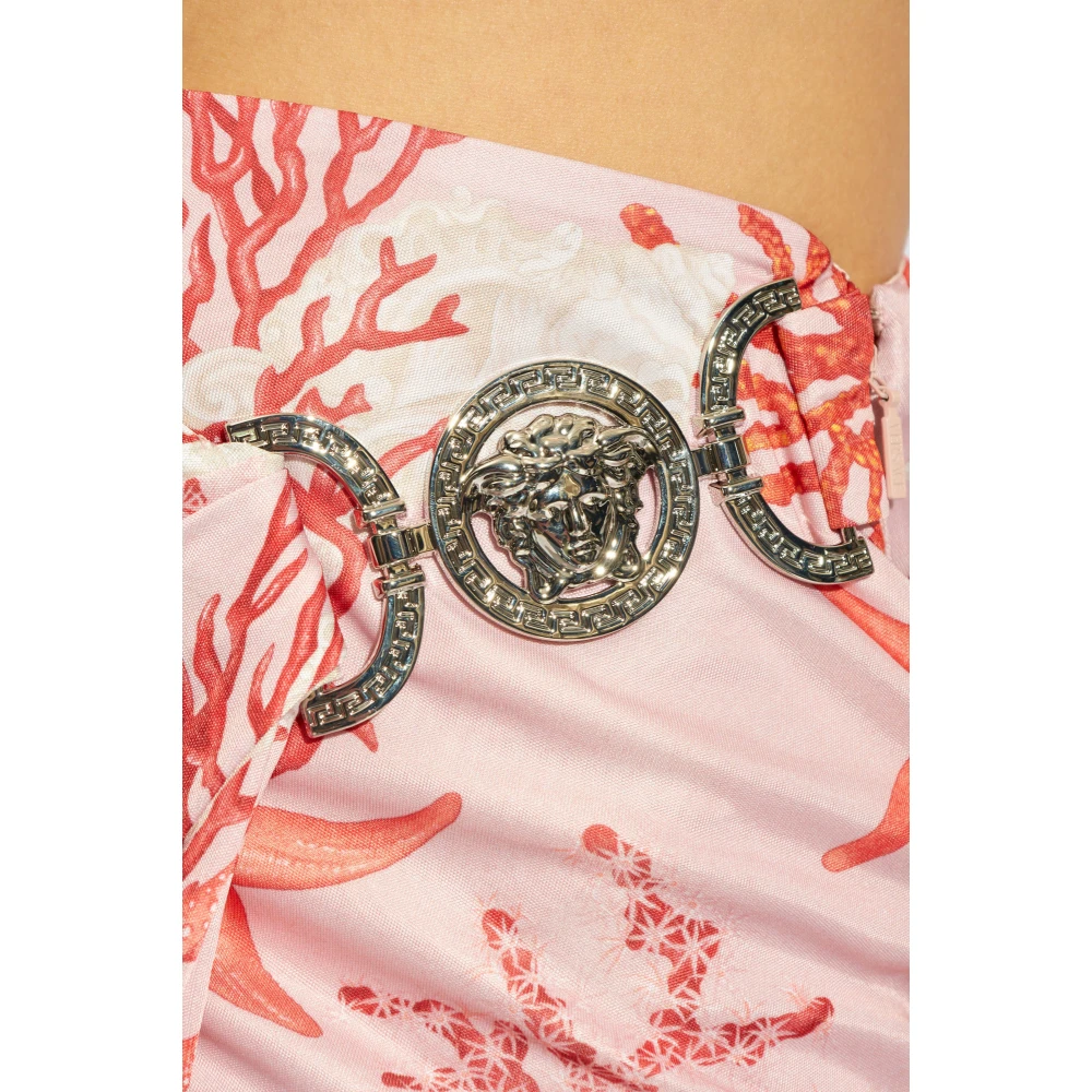 Versace Rok met Barocco Sea print Multicolor Dames