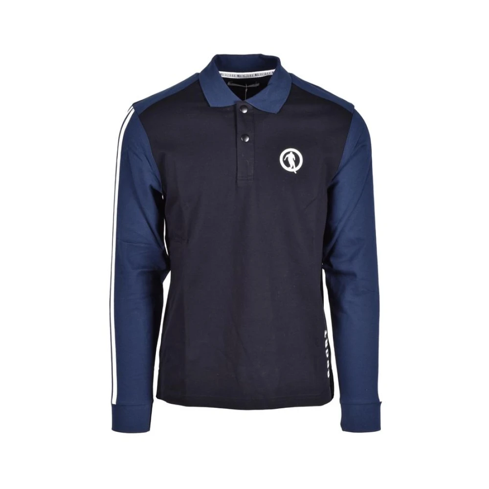 Bikkembergs Men's Blue Cotton Polo Shirt