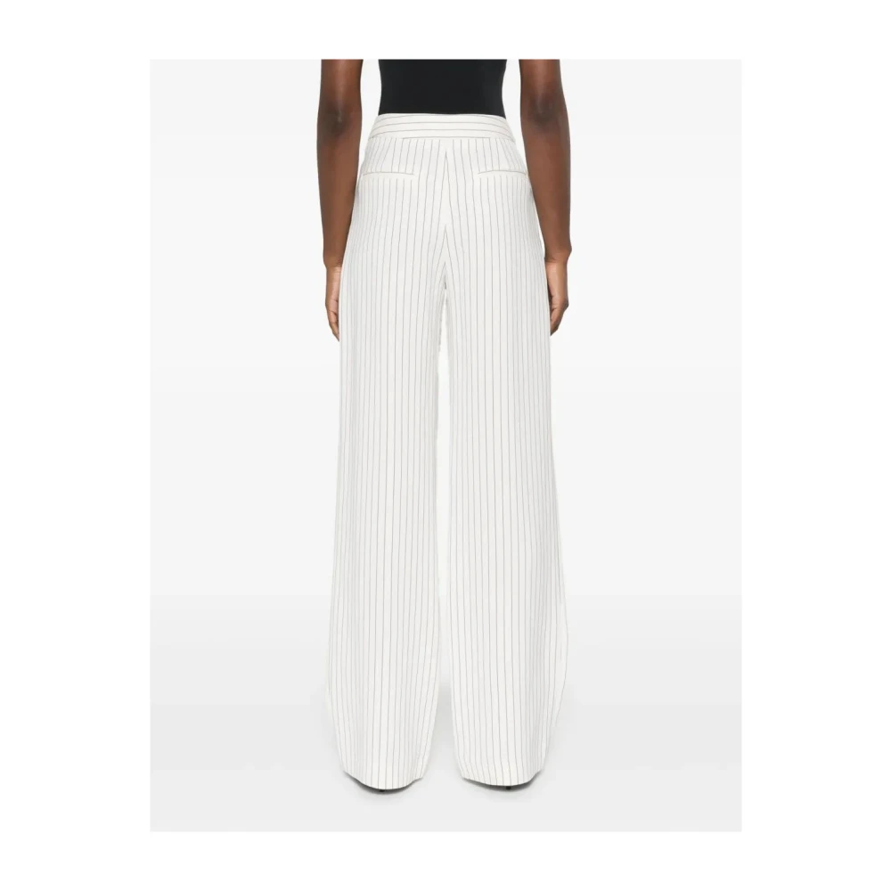Loulou Studio Getailleerde Rechte Broek White Dames