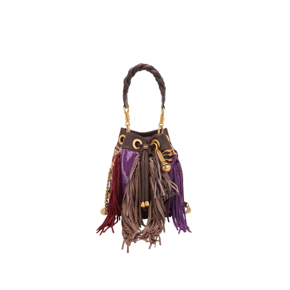 La Carrie Stijlvolle Leren Tas Brown Dames