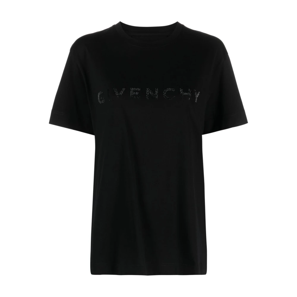 Givenchy Zwarte T-shirts Polo`s Black Dames