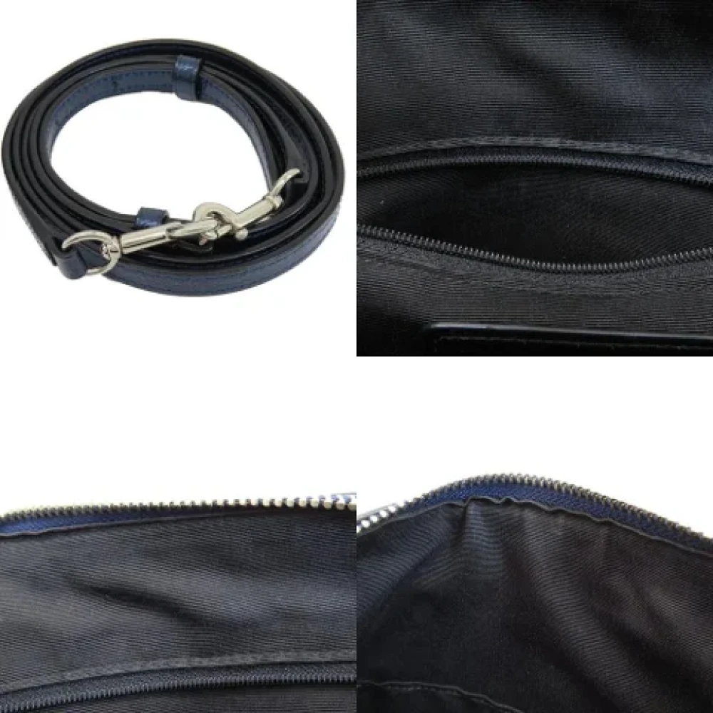 Coach Pre-owned Leather handbags Blue Dames