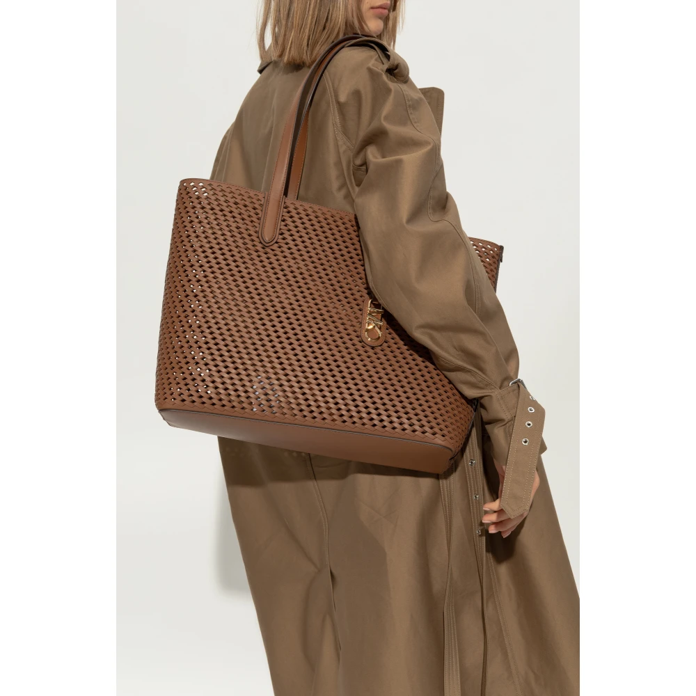 Michael Kors Eliza shopper tas Brown Dames