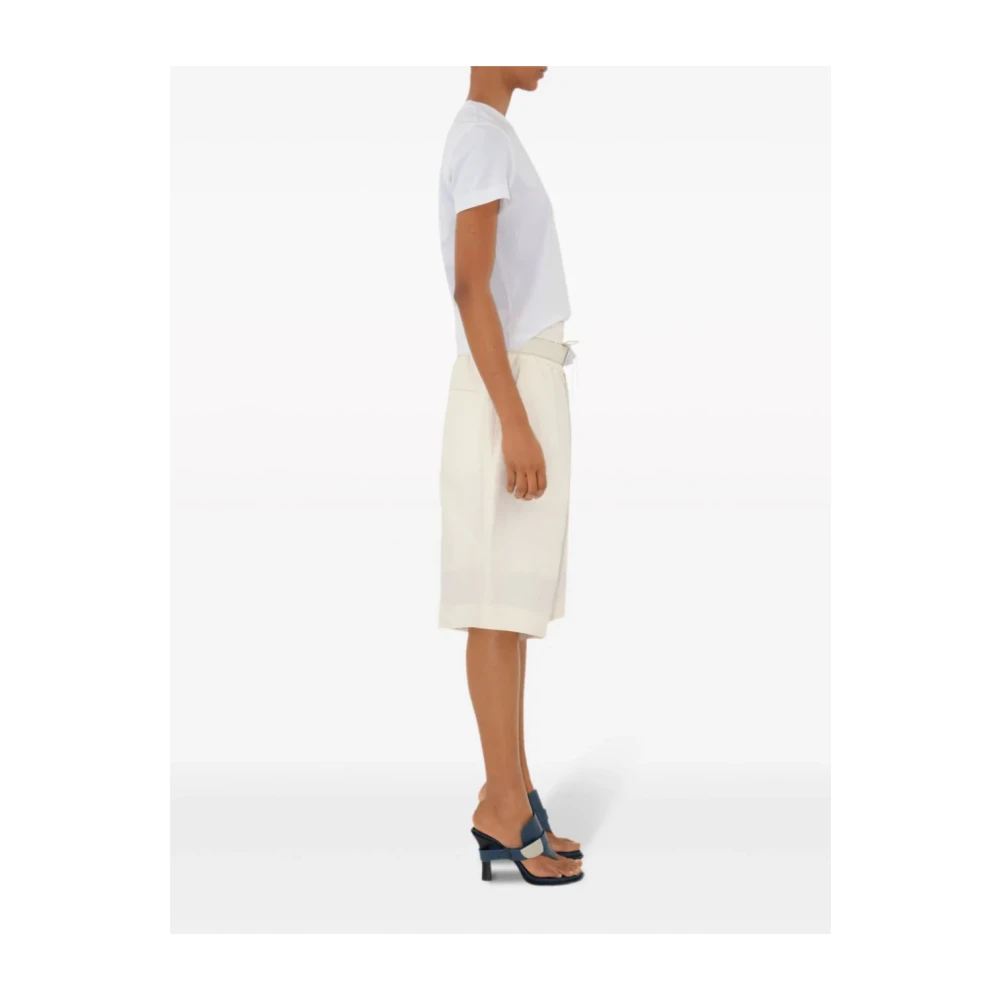 Burberry Handgeschilderde Kunst Witte T-shirts White Dames