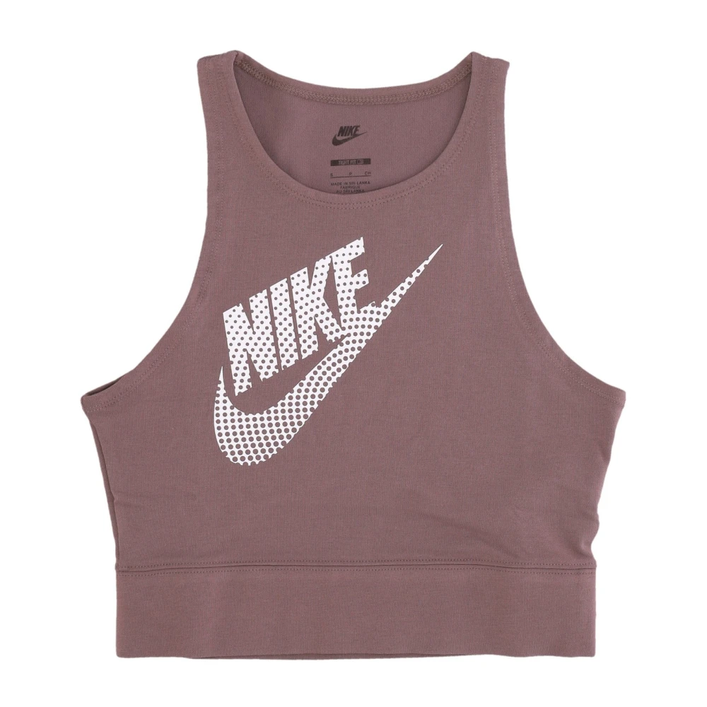 Nike Mouwloos Crew Neck Top Pink Dames
