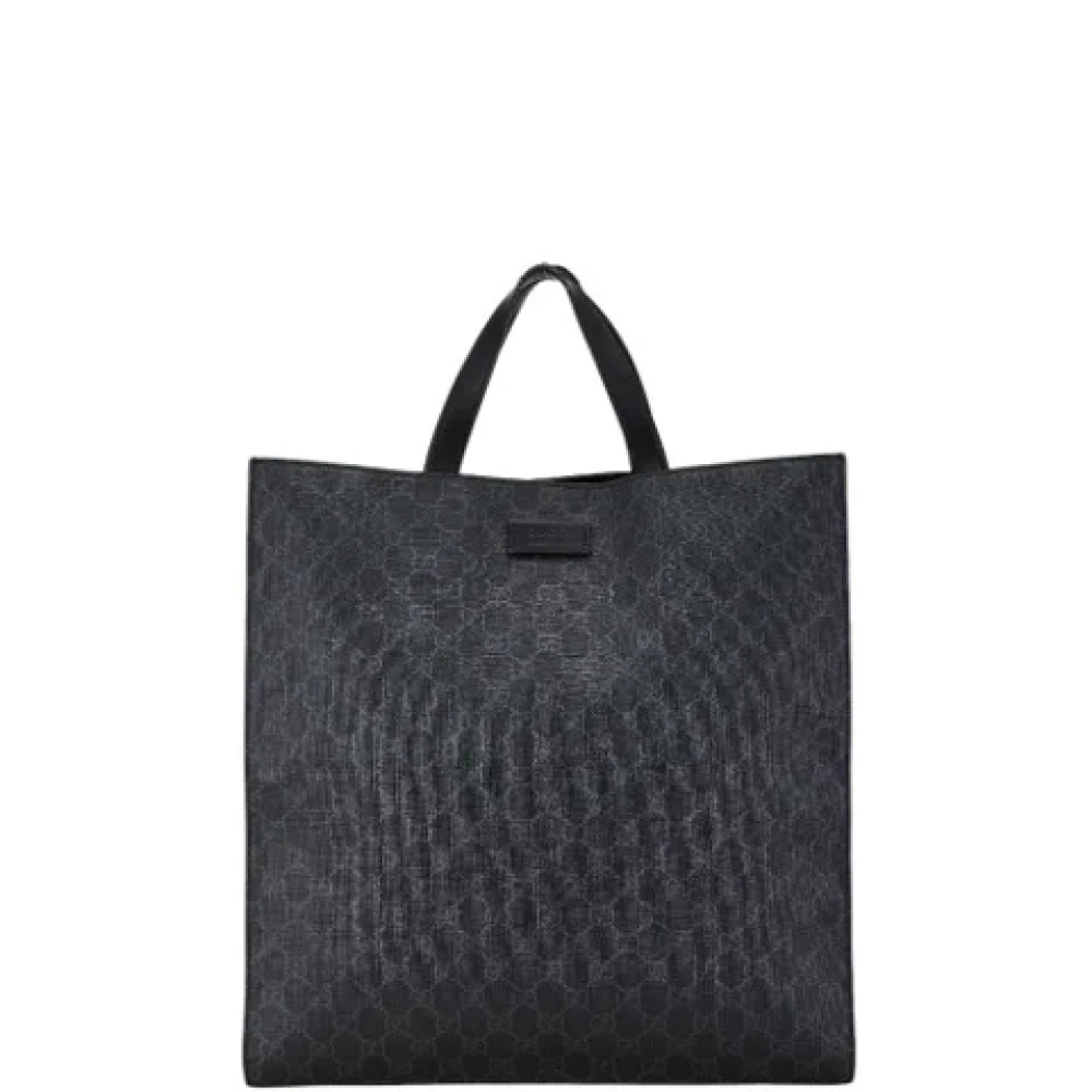 Gucci Vintage Pre-owned Leather totes Black Dames