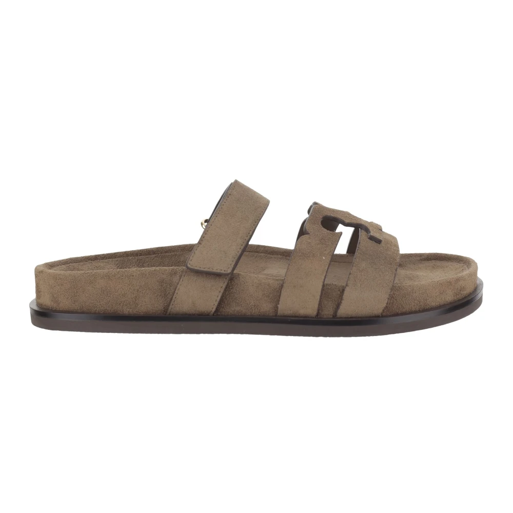 Tory Burch Women's Beige Sliders, 6 Uk, Ines Sport Slide