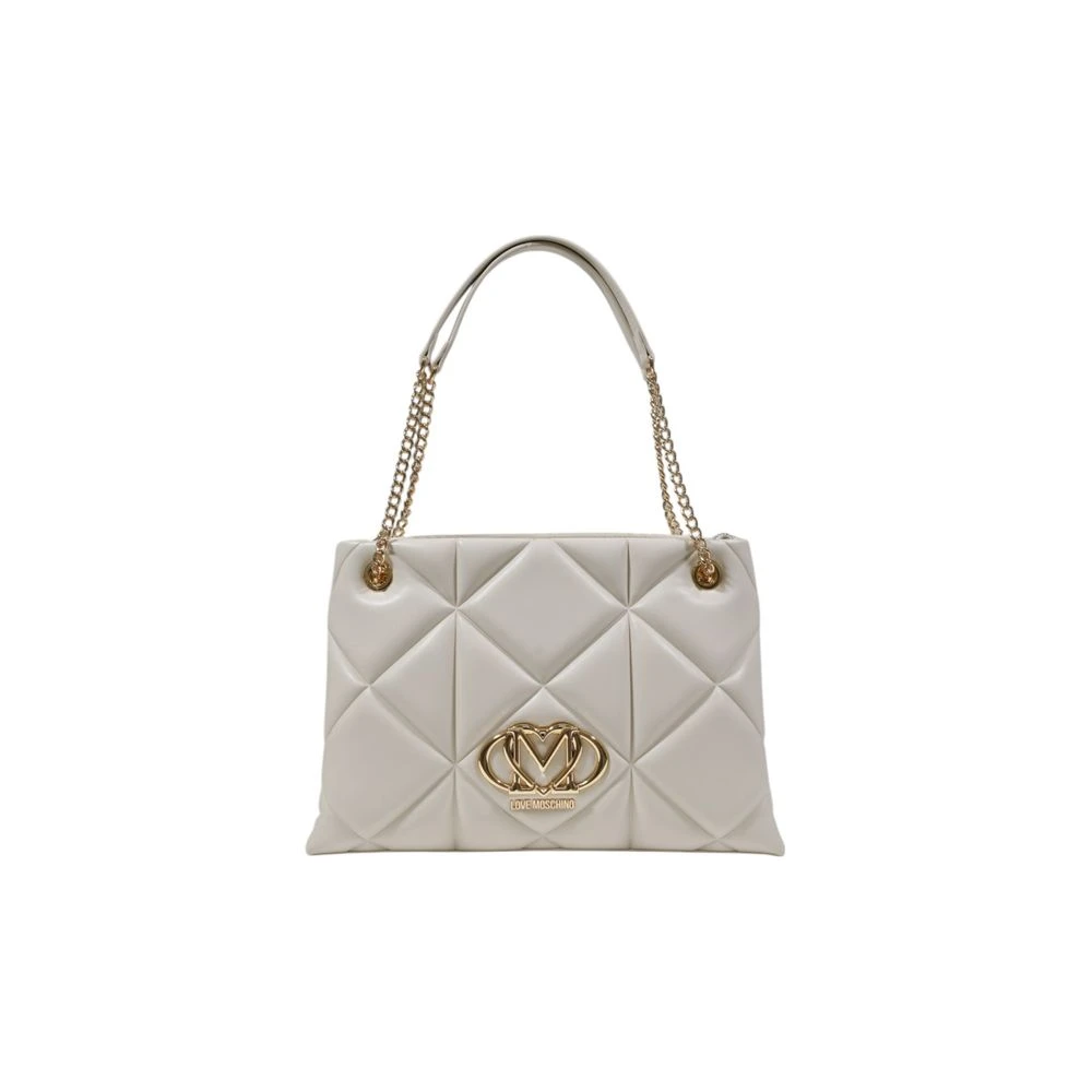 Love Moschino Beige Handtas Lente Zomer Collectie Beige Dames