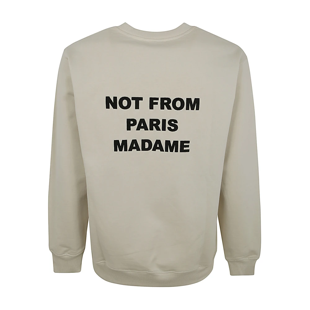 Drole de Monsieur Slogan Sweatshirt Mastic Beige Heren