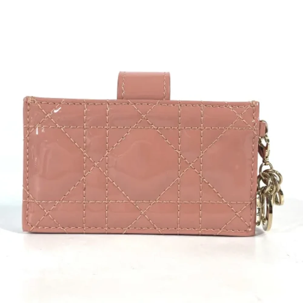Dior Vintage Pre-owned Leather home-office Pink Dames