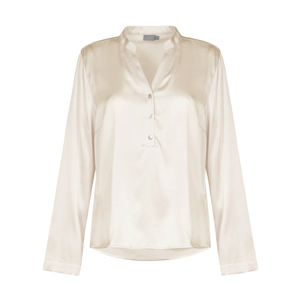 No man's land Elegante Blouse met Lange Mouwen Beige Dames