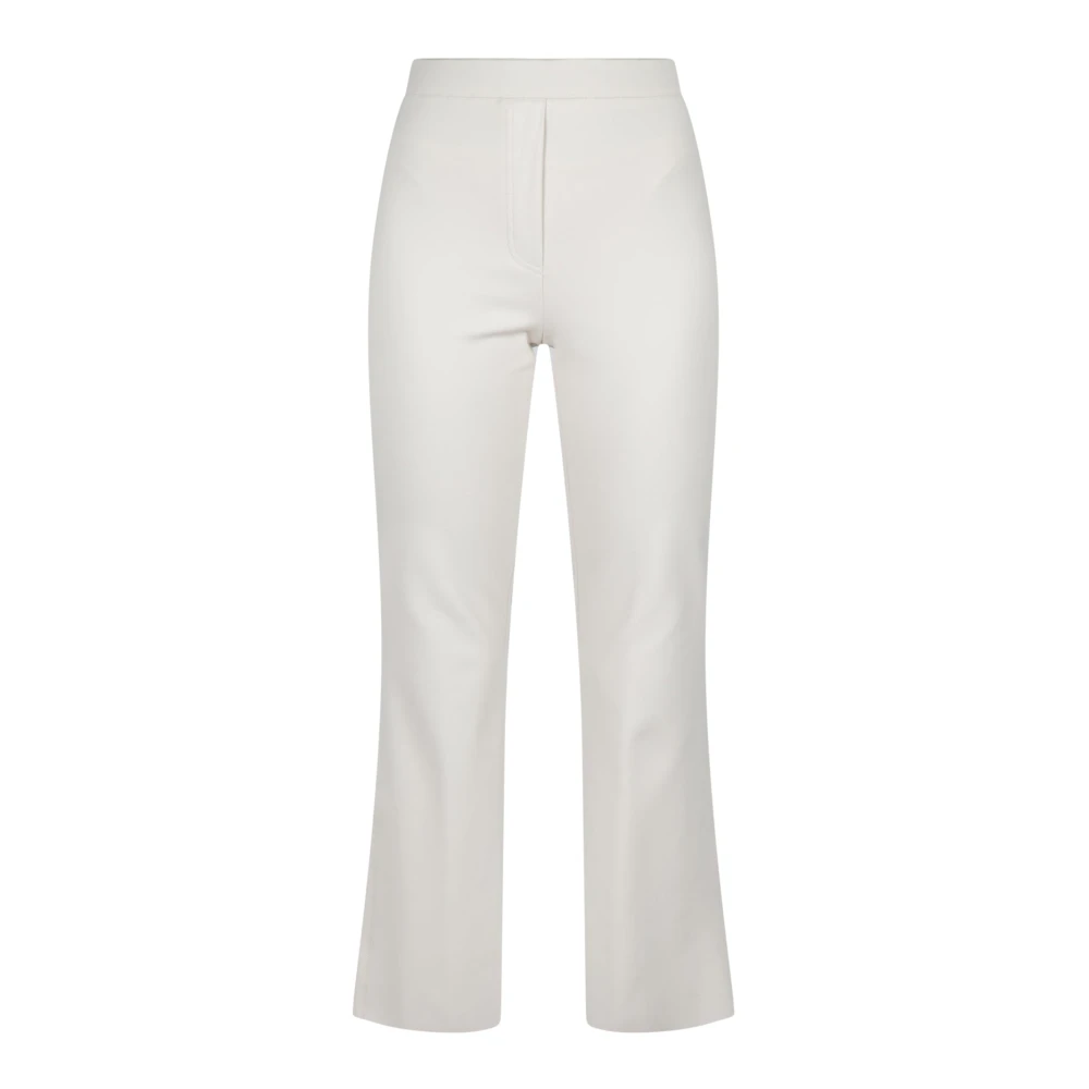 Liviana Conti Casual broek in katoenmix Beige Dames