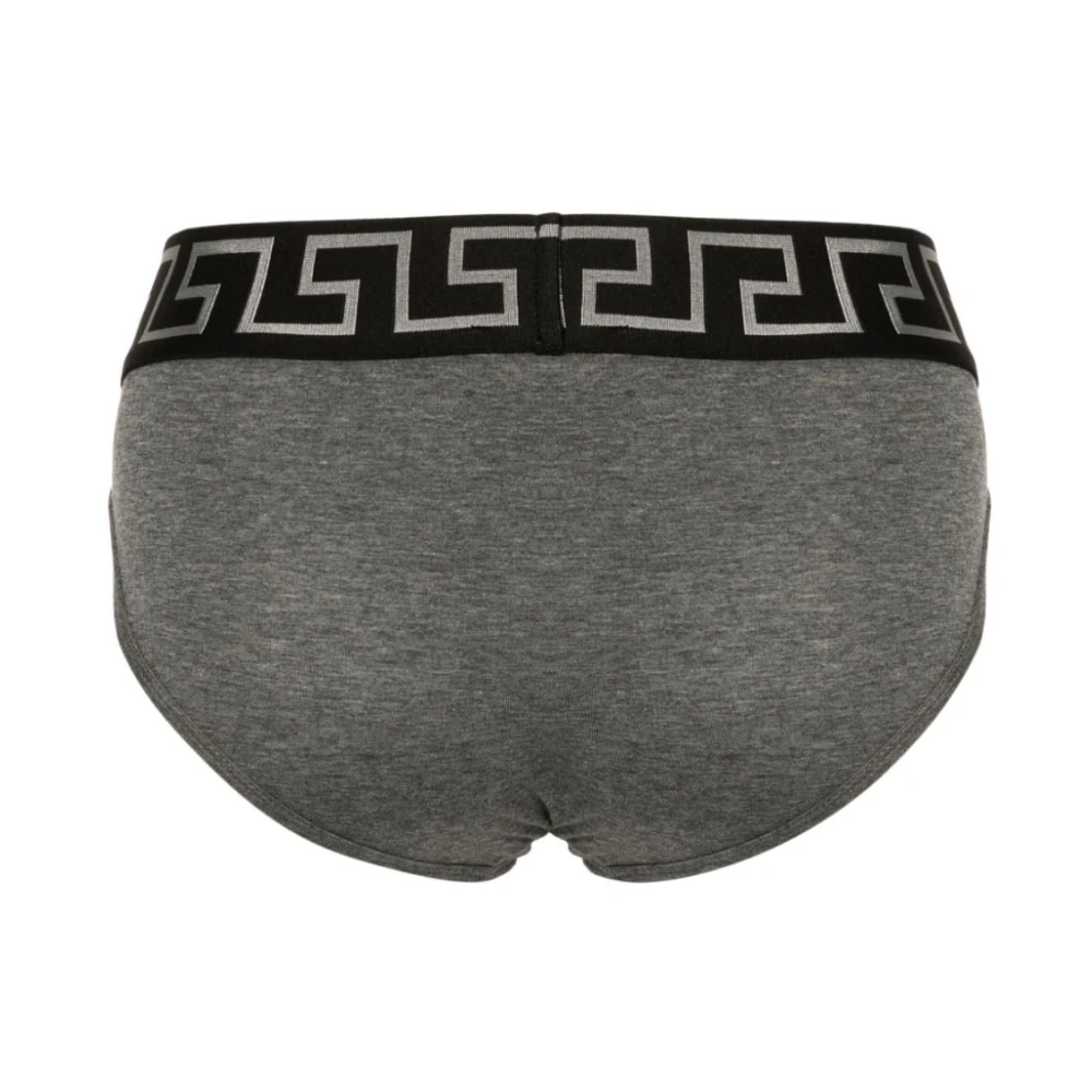 Versace Medusa Head Katoenen Ondergoed Gray Heren