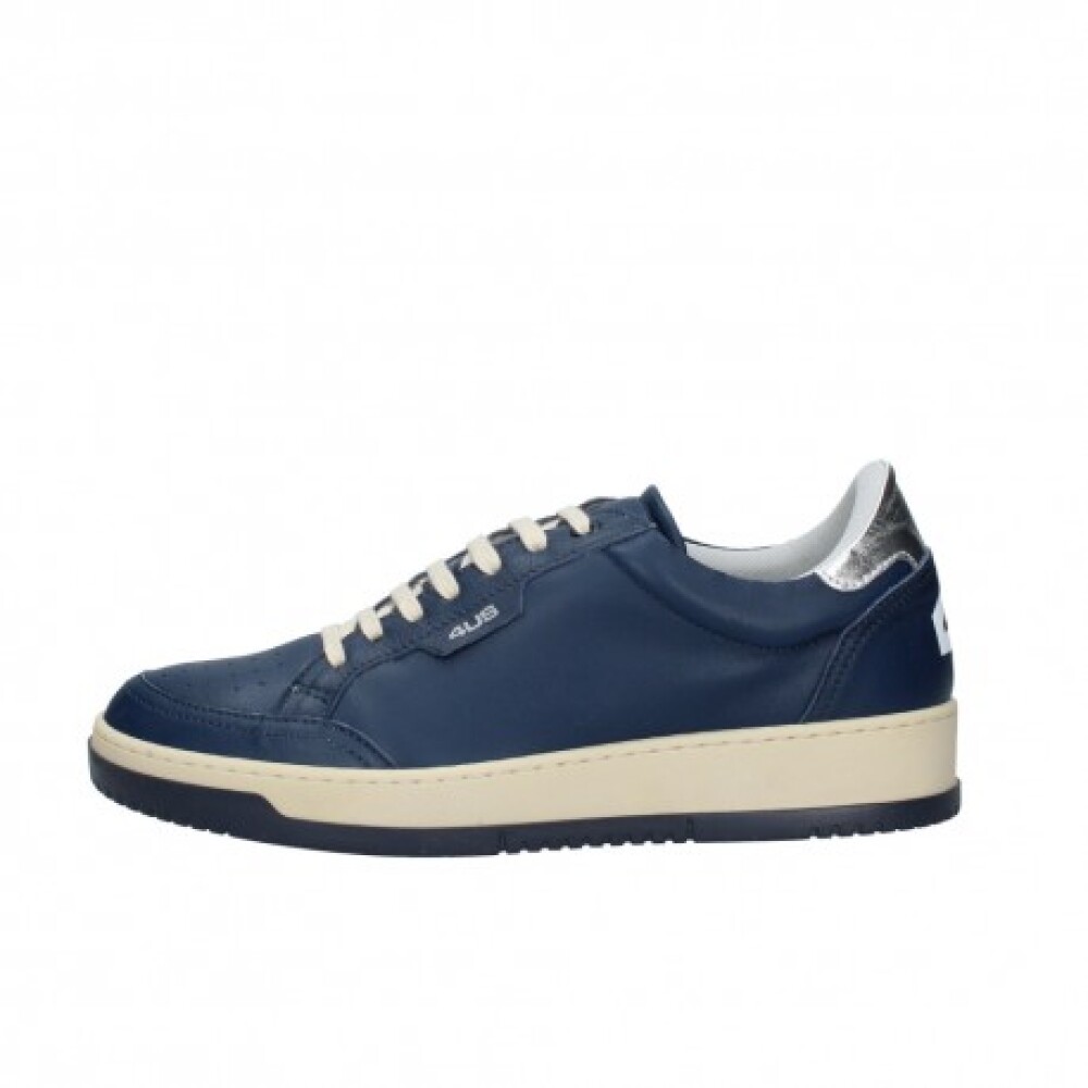 Blauwe leren best sale sneakers heren