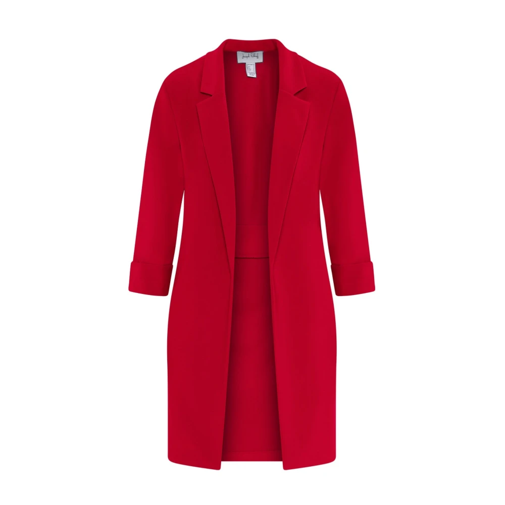 Joseph Ribkoff Klassieke Open Blazer Jas Red Dames