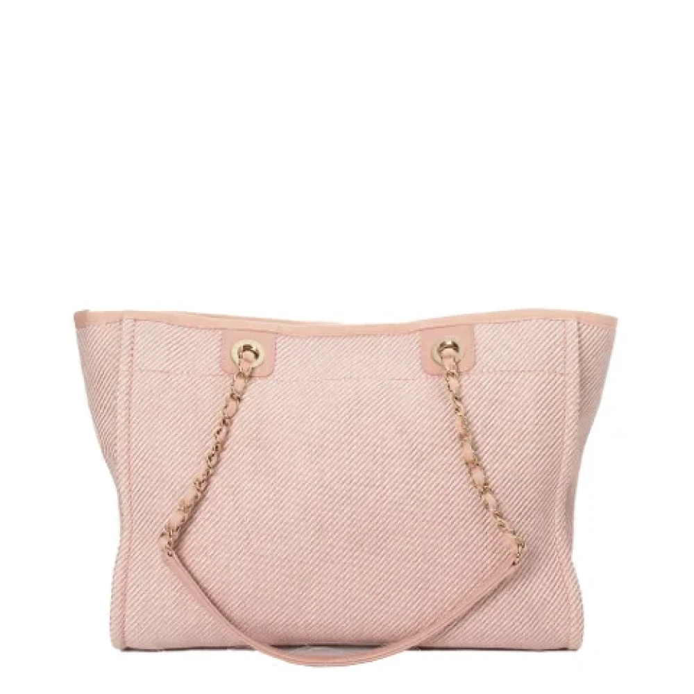 Chanel Vintage Pre-owned Canvas chanel-bags Pink Dames