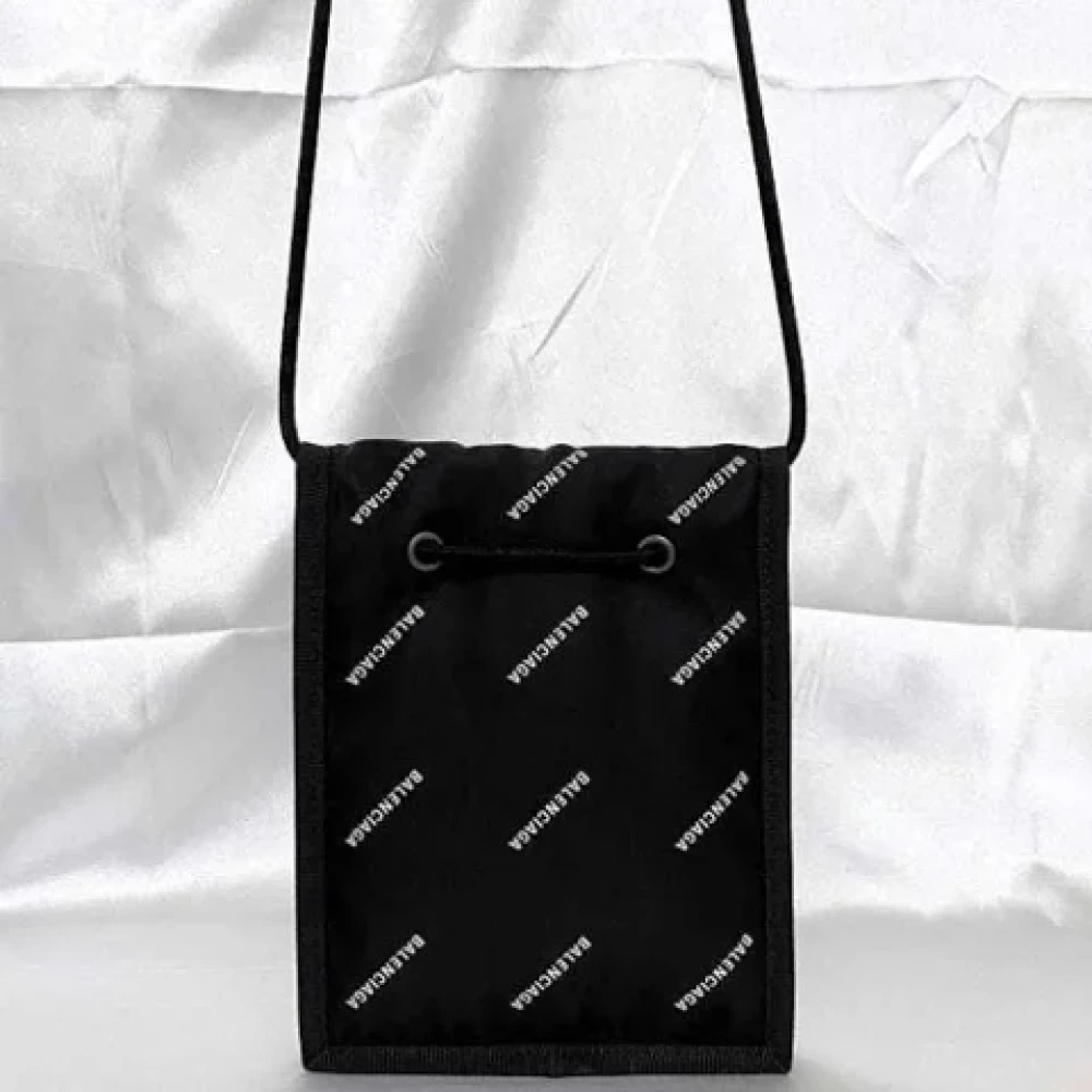 Balenciaga Vintage Pre-owned Nylon shoulder-bags Black Dames