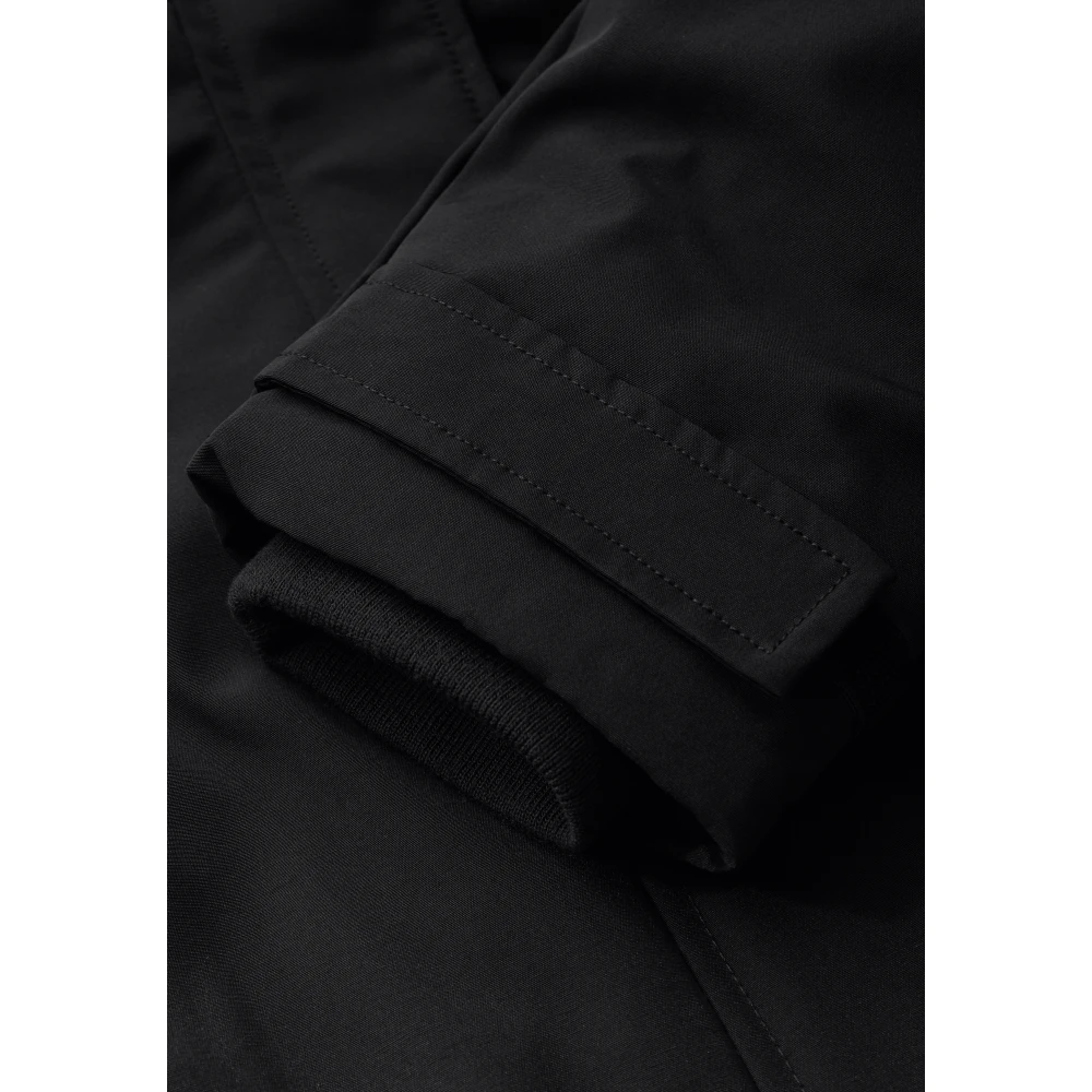 cecil Sportieve Parka met Afneembare Capuchon Black Dames