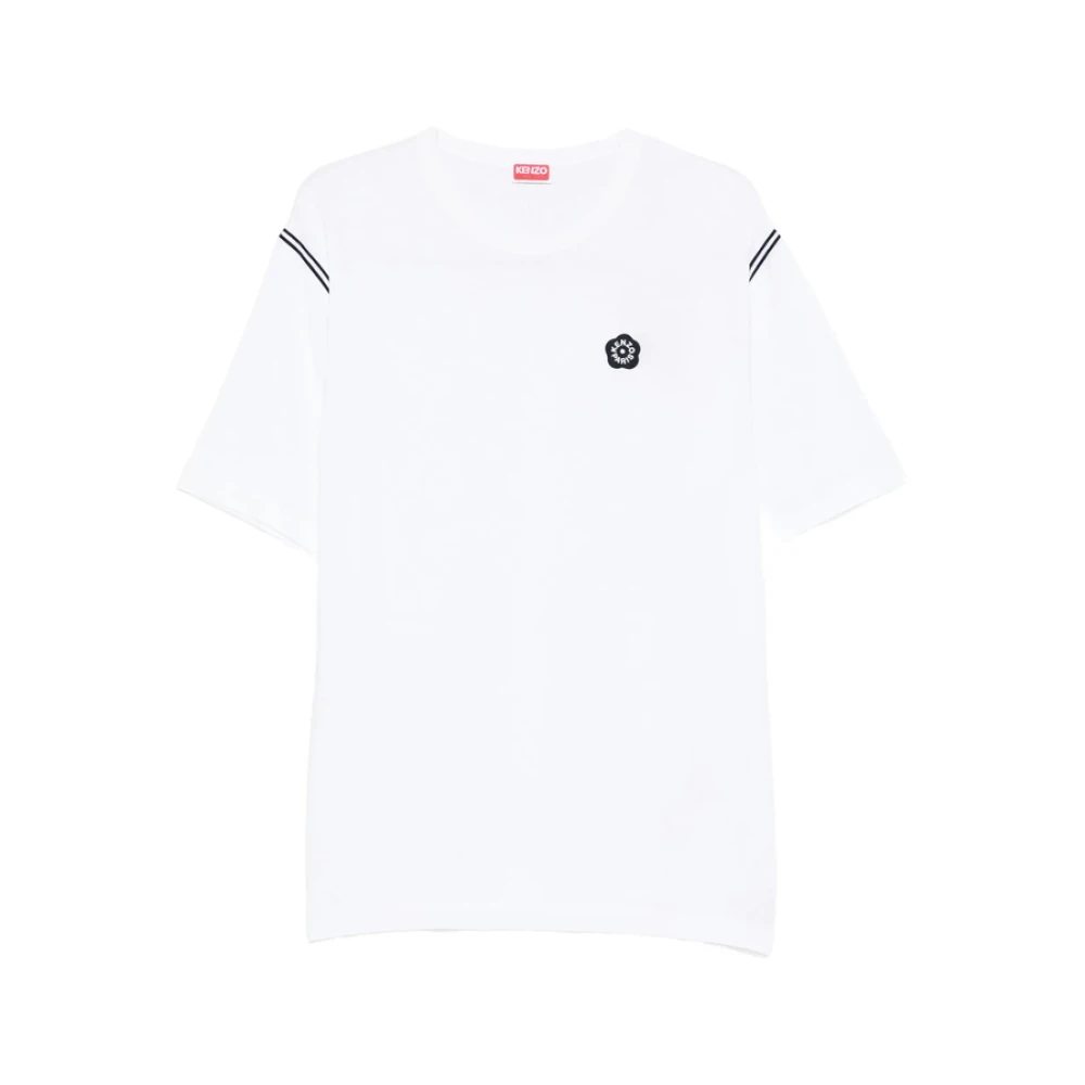 Kenzo Donna Bianco Top, L, New,