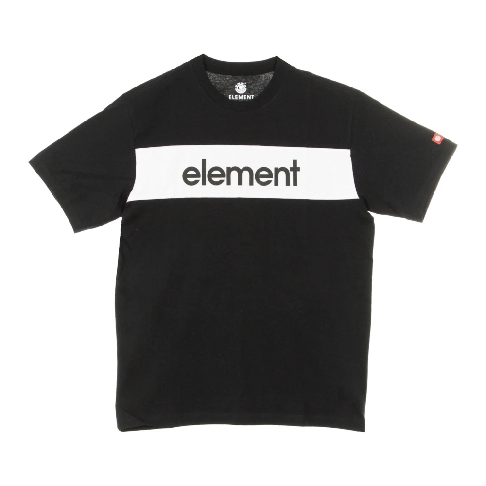 Element Zwarte vlag T-shirt voor mannen Black Heren