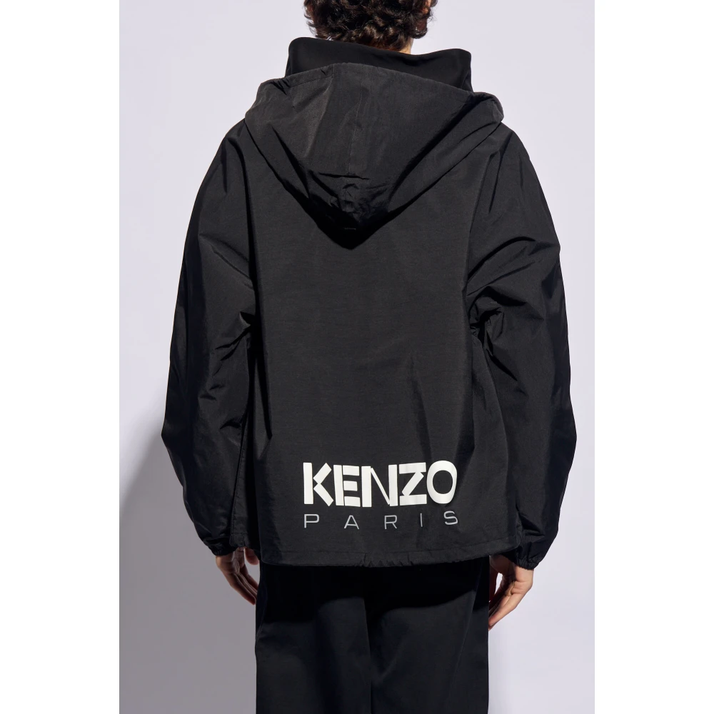 Kenzo Jas met logo Black Heren